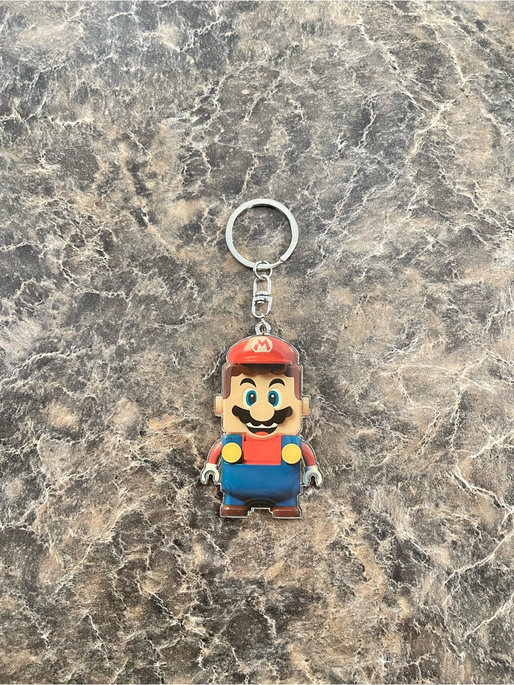 Lego Super Mario Metal Keychain